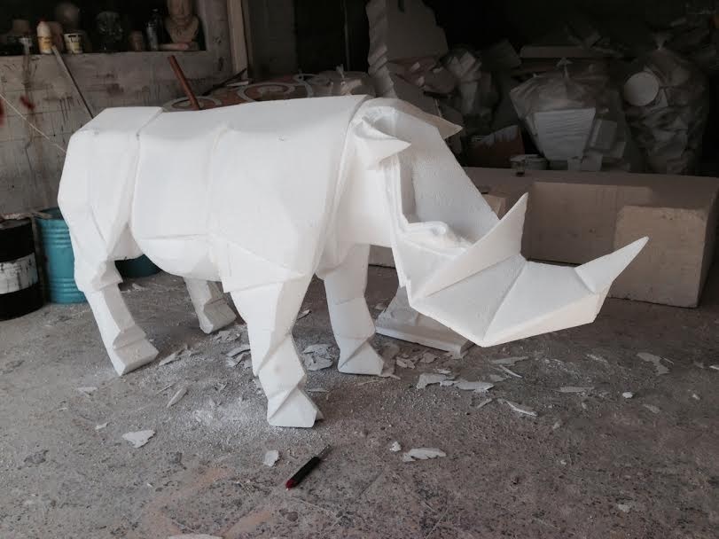 Origami Rhinocéros