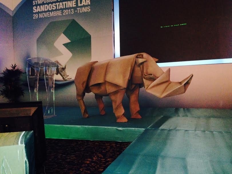 Origami Rhinocéros