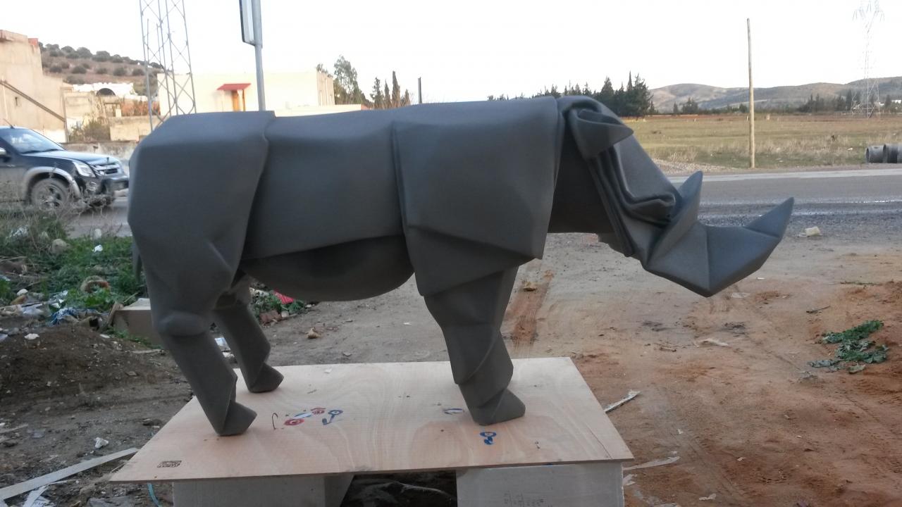 Rhino style Origami